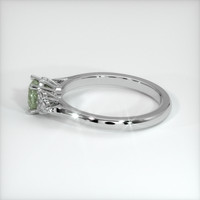 0.69 Ct. Sapphire Ring, 14K White Gold 4