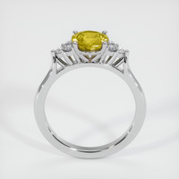 0.92 Ct. Bi Color Sapphire Ring, 18K White Gold 3