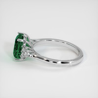 2.52 Ct. Emerald Ring, 18K White Gold 4