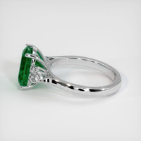 2.71 Ct. Emerald Ring, 18K White Gold 4