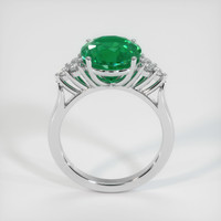 3.36 Ct. Emerald Ring, 18K White Gold 3