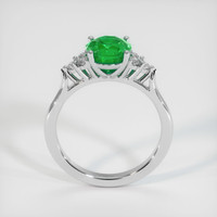 1.49 Ct. Emerald Ring, 18K White Gold 3
