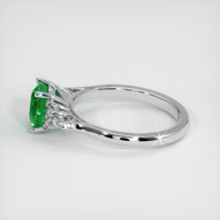 1.49 Ct. Emerald Ring, 18K White Gold 4