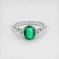Emerald Ring 1.36 Ct. 18K White Gold Preview