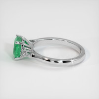 1.65 Ct. Emerald Ring, 18K White Gold 4