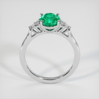 1.65 Ct. Emerald Ring, 18K White Gold 3