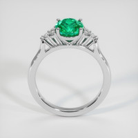 1.65 Ct. Emerald Ring, 18K White Gold 3