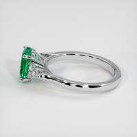 1.65 Ct. Emerald Ring, 18K White Gold 4