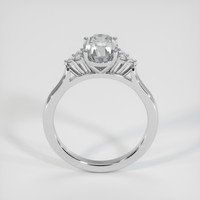 2.14 Ct. Bi Color Sapphire Ring, 18K White Gold 3
