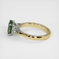 1.90 Ct. Green Sapphire Ring, 14K White & Yellow 4