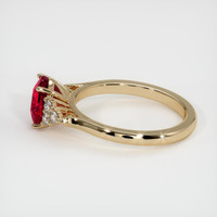 2.35 Ct. Ruby Ring, 10K Yellow Gold 4