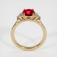 2.12 Ct. Ruby Ring, 14K Yellow Gold 3