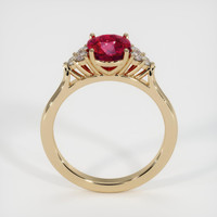 2.31 Ct. Ruby Ring, 14K Yellow Gold 3