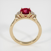 2.35 Ct. Ruby Ring, 14K Yellow Gold 3