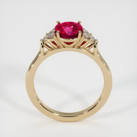 2.09 Ct. Ruby Ring, 14K Yellow Gold 3