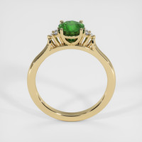 1.10 Ct. Green Sapphire Ring, 14K Yellow Gold 3