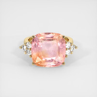 12.48 Ct. Sapphire Ring, 14K Yellow Gold 1