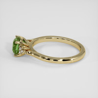 1.54 Ct. Green Sapphire Ring, 14K Yellow Gold 4