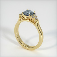 1.17 Ct. Sapphire Ring, 14K Yellow Gold 2