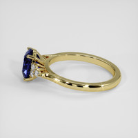 1.60 Ct. Blue Sapphire Ring, 18K Yellow Gold 4