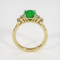1.49 Ct. Emerald Ring, 18K Yellow Gold 3