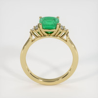 1.65 Ct. Emerald Ring, 18K Yellow Gold 3