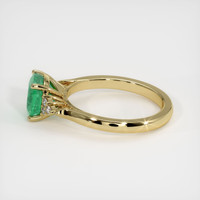 1.65 Ct. Emerald Ring, 18K Yellow Gold 4