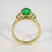 2.08 Ct. Emerald Ring, 18K Yellow Gold 3