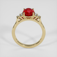 3.27 Ct. Ruby Ring, 18K Yellow Gold 3