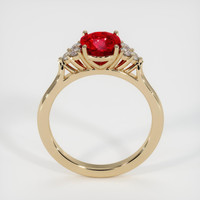 1.80 Ct. Ruby Ring, 18K Yellow Gold 3