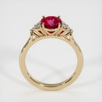 1.39 Ct. Ruby Ring, 18K Yellow Gold 3