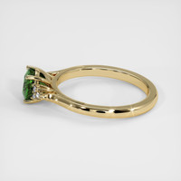 1.10 Ct. Green Sapphire Ring, 18K Yellow Gold 4