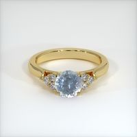 1.17 Ct. Sapphire Ring, 18K Yellow Gold 1