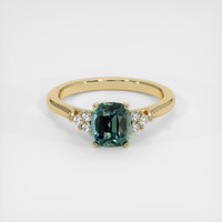 2.02 Ct. Sapphire Ring, 18K Yellow Gold 1