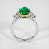 2.29 Ct. Emerald Ring, 18K Yellow & White 3