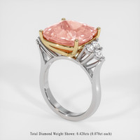 12.48 Ct. Sapphire Ring, 18K Yellow & White 2