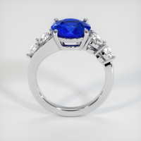 4.55 Ct. Blue Sapphire Ring, Platinum 950 3