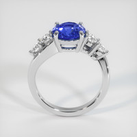 2.65 Ct. Blue Sapphire Ring, Platinum 950 3