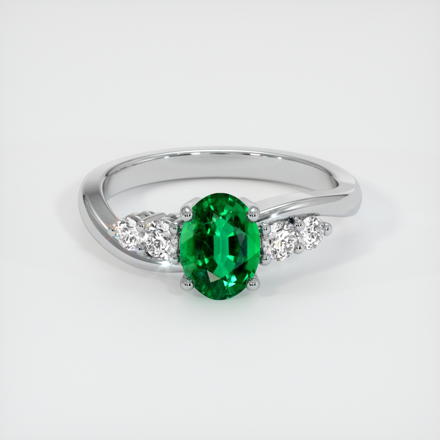 Emerald Ring 1.16 Ct. Platinum 950 | The Natural Emerald Company