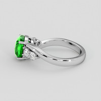 2.99 Ct. Tsavorite Garnet Ring, Platinum 950 4