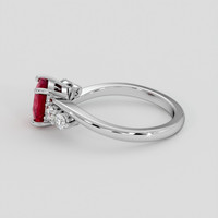 1.62 Ct. Ruby Ring, Platinum 950 4