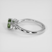 1.00 Ct. Green Sapphire Ring, Platinum 950 4