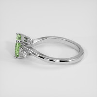 2.18 Ct. Green Sapphire Ring, Platinum 950 4