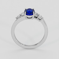 2.11 Ct. Blue Sapphire Ring, Platinum 950 3