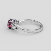 2.04 Ct. Purple Sapphire Ring, Platinum 950 4