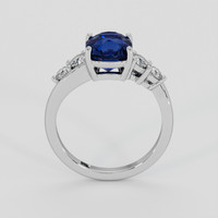 2.25 Ct. Blue Sapphire Ring, Platinum 950 3