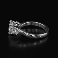 1.17 Ct. Sapphire Ring, Platinum 950 4