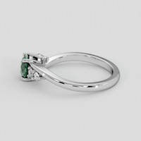 1.01 Ct. Bluish Green Sapphire Ring, Platinum 950 4