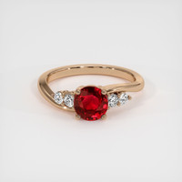 1.54 Ct. Ruby Ring, 14K Rose Gold 1