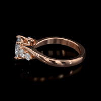 1.17 Ct. Sapphire Ring, 18K Rose Gold 4